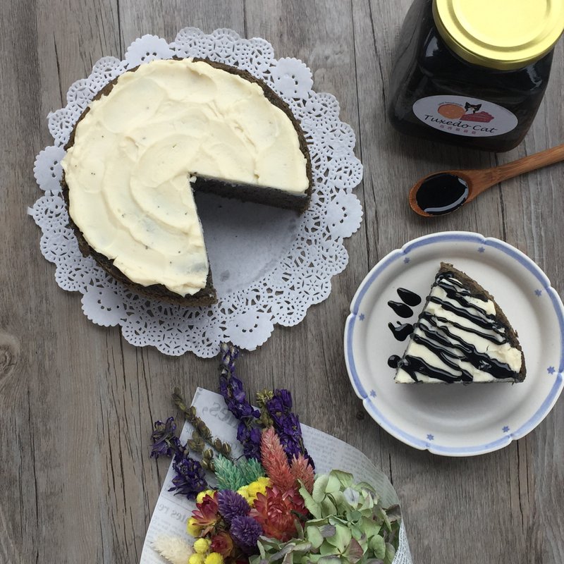Tuxedo Cat Handmade　塔西躲猫猫 - 芝麻戚风 - 咸派/甜派 - 新鲜食材 