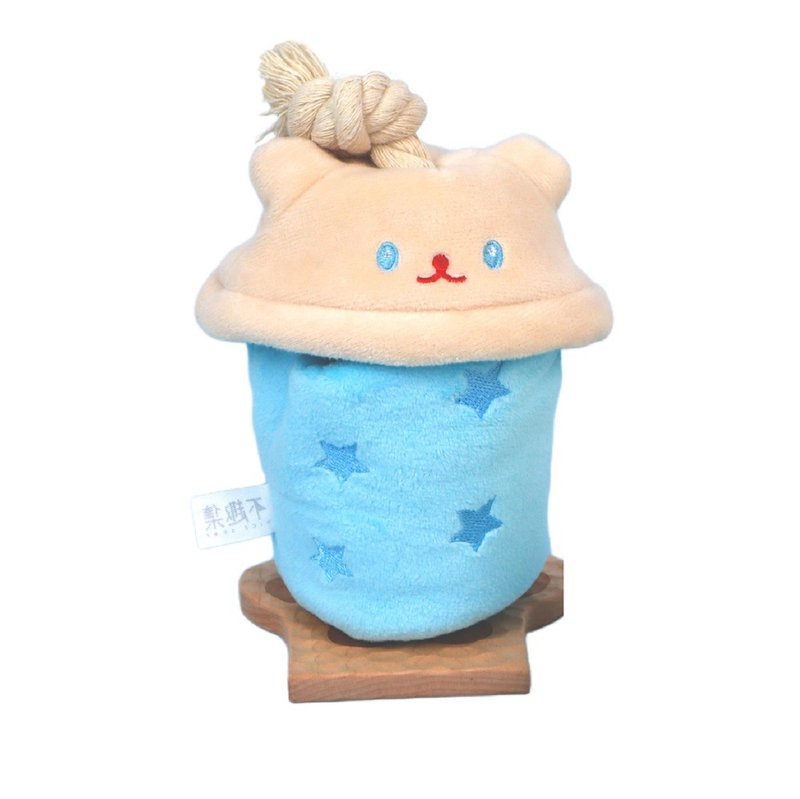 【LIFEAPP】宠物玩具 下午茶系列-莓莓果茶 (编织绳、响纸) - 玩具 - 聚酯纤维 蓝色