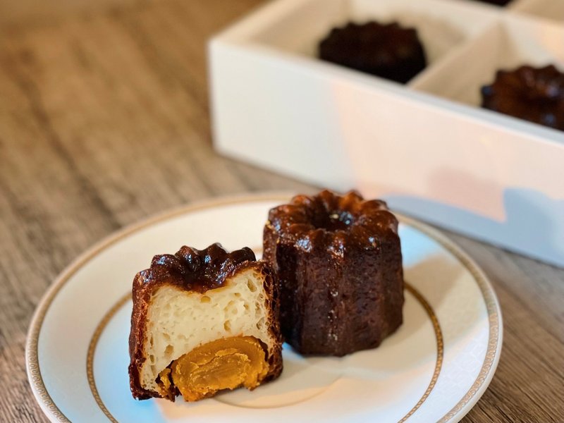 【中秋限定】咸蛋黄可丽露礼盒 - 蛋糕/甜点 - 新鲜食材 咖啡色