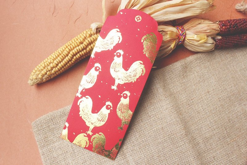 红包袋/大鸡大利/中款 -三入 - 红包/春联 - 纸 