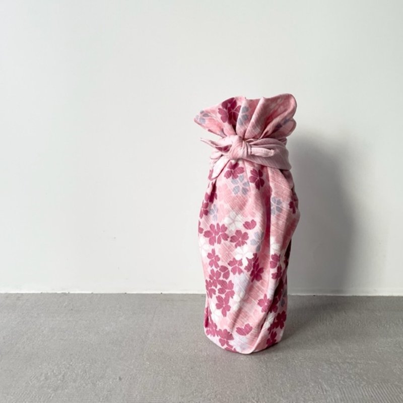 京都风吕敷包巾-宇野千代 中巾-江户樱(粉) - 摆饰 - 棉．麻 粉红色