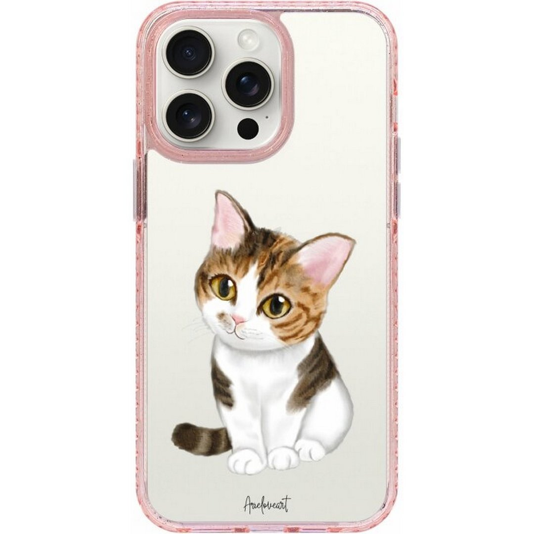 Ariel Watercolor三色猫 iPhone16 SamsungS25气垫标准镜面手机壳 - 手机壳/手机套 - 塑料 多色