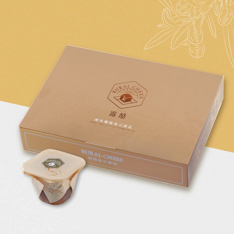 茶韵橄榄油豆腐乳-六入经典组  台湾特色伴手礼盒 - 零食/点心 - 其他材质 卡其色