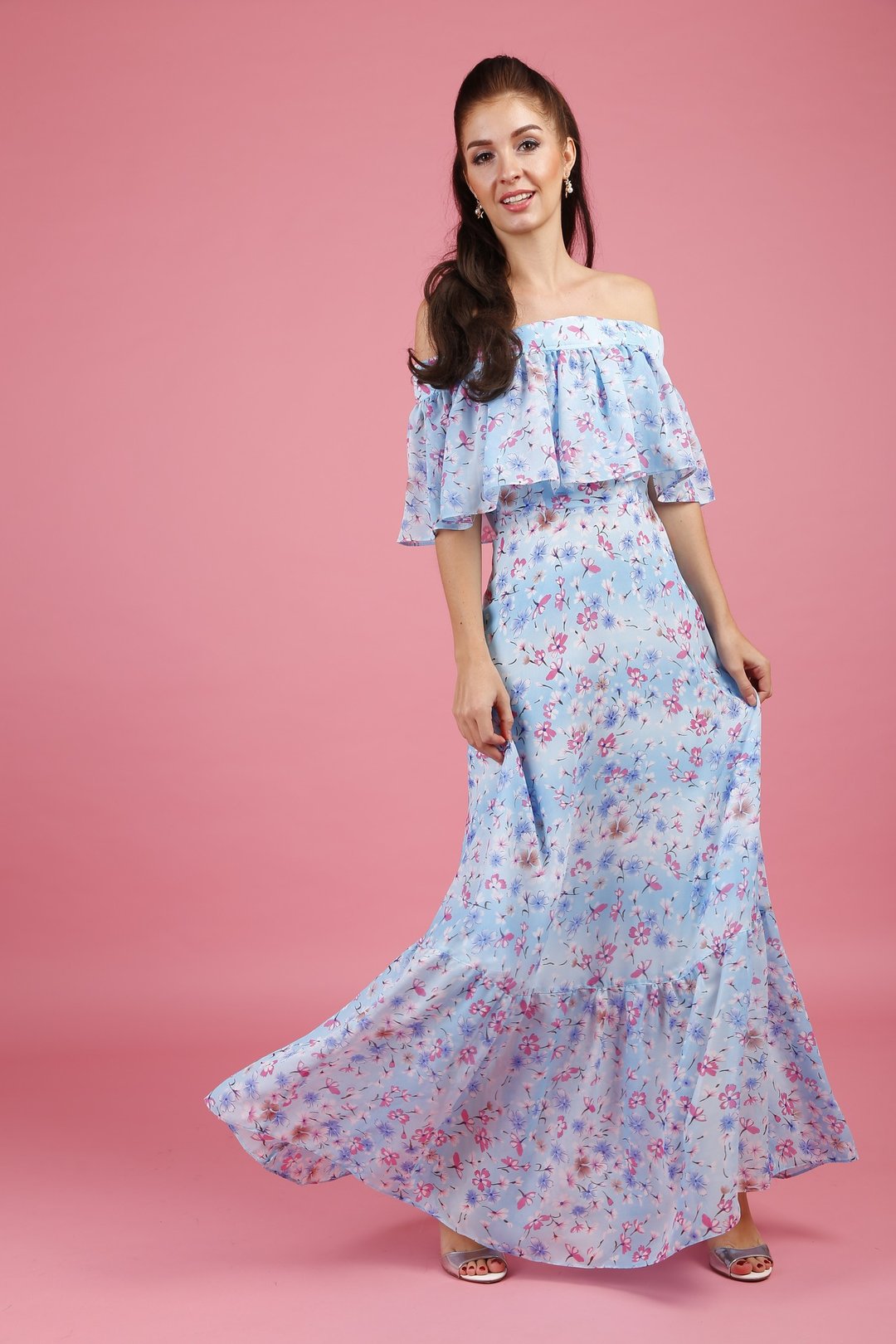 Maxi dress - 洋装/连衣裙 - 聚酯纤维 多色