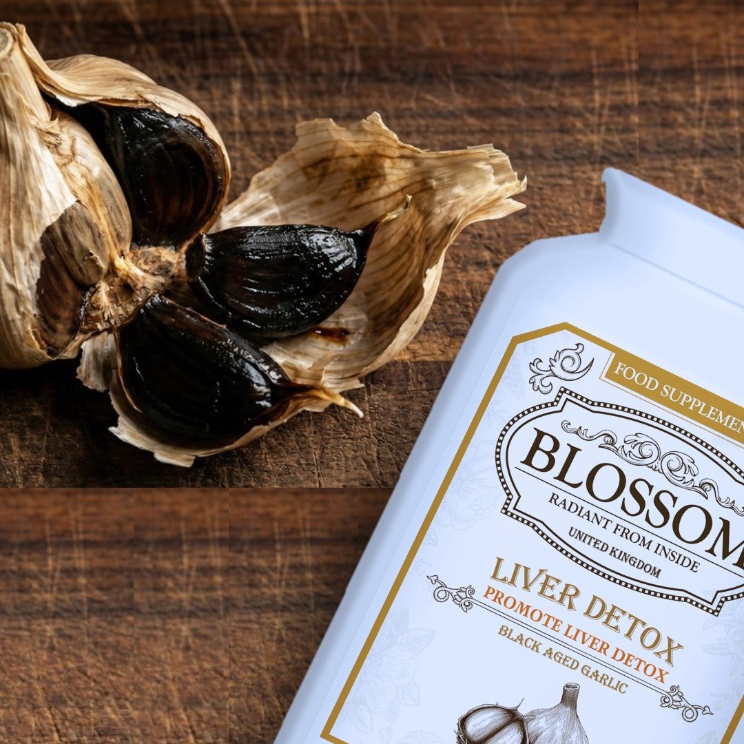 英国 Blossom Liver Detox 黑蒜保肝素 (60 粒) - 健康/养生 - 浓缩/萃取物 黑色