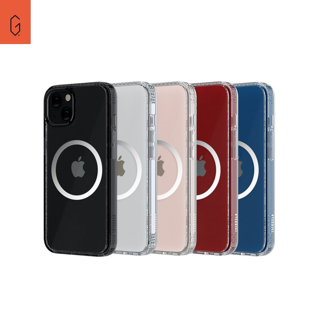 OVERDIGI Aurora MagV2 iPhone13 磁吸蜂巢双料防摔透明壳 - 手机壳/手机套 - 塑料 