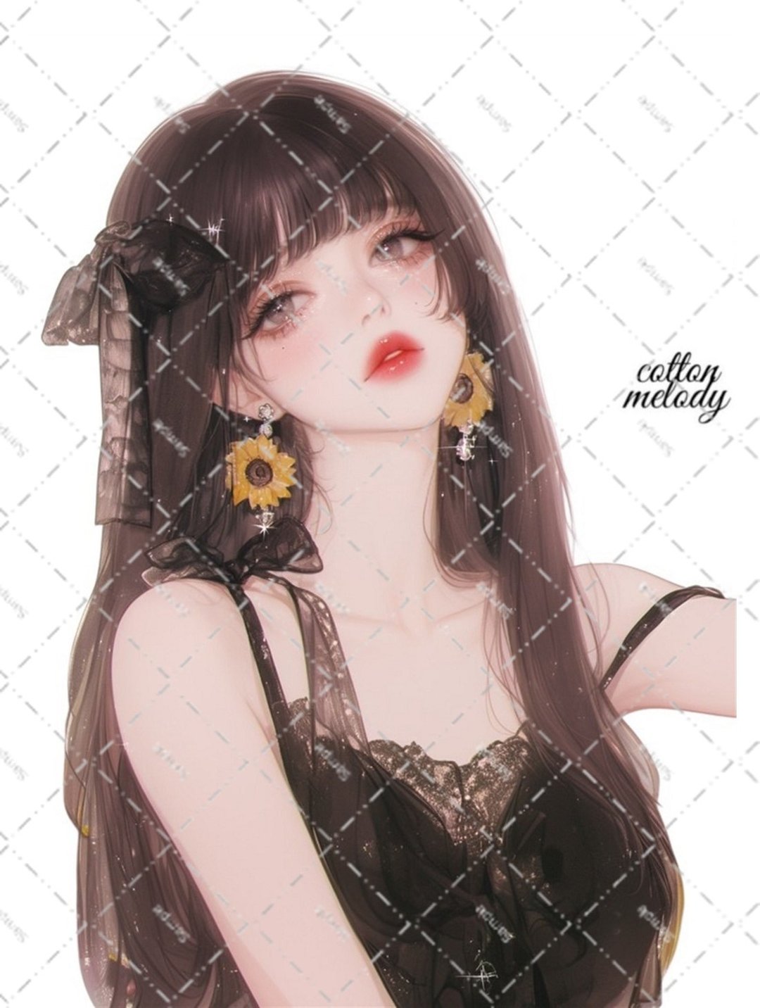 原创贴纸 No.6130 人物贴纸 原创贴纸 人物贴纸 女孩贴纸 原创人物贴纸 - 贴纸 - 纸 