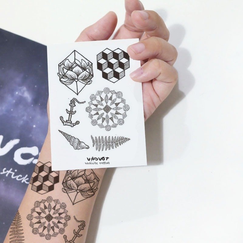 TU纹身贴纸-酷炫小图案合集／刺青／防水纹身／原创／纹身贴／ - 纹身贴 - 纸 黑色