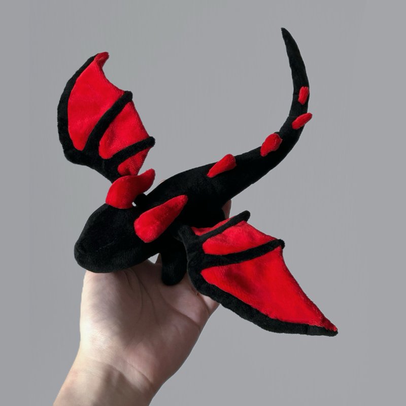 【图纸】28cm小龙可装骨毛绒玩偶图纸+教程 - 手工艺教程/工具书 - 其他材质 