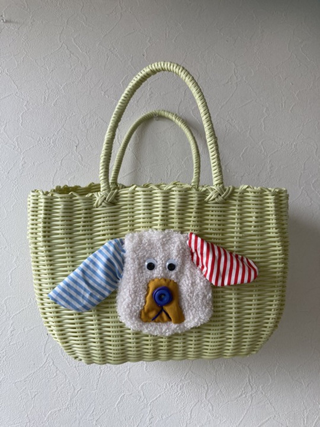 basket bag dog - 手提包/手提袋 - 棉．麻 