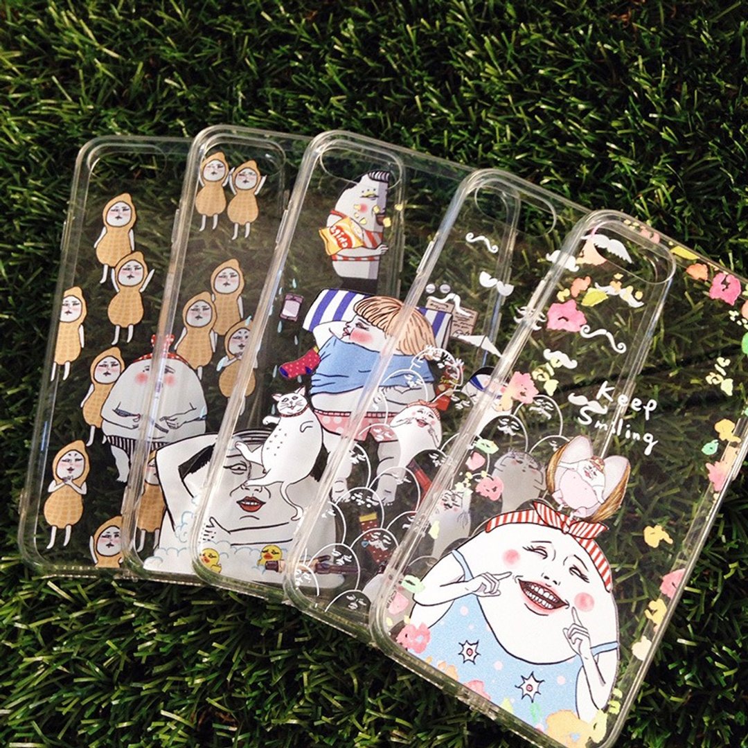 【六款 】蛋定人生│ iPhone 7/ 7 plus/ 8 / 8 plus│手机软壳 - 手机壳/手机套 - 塑料 透明