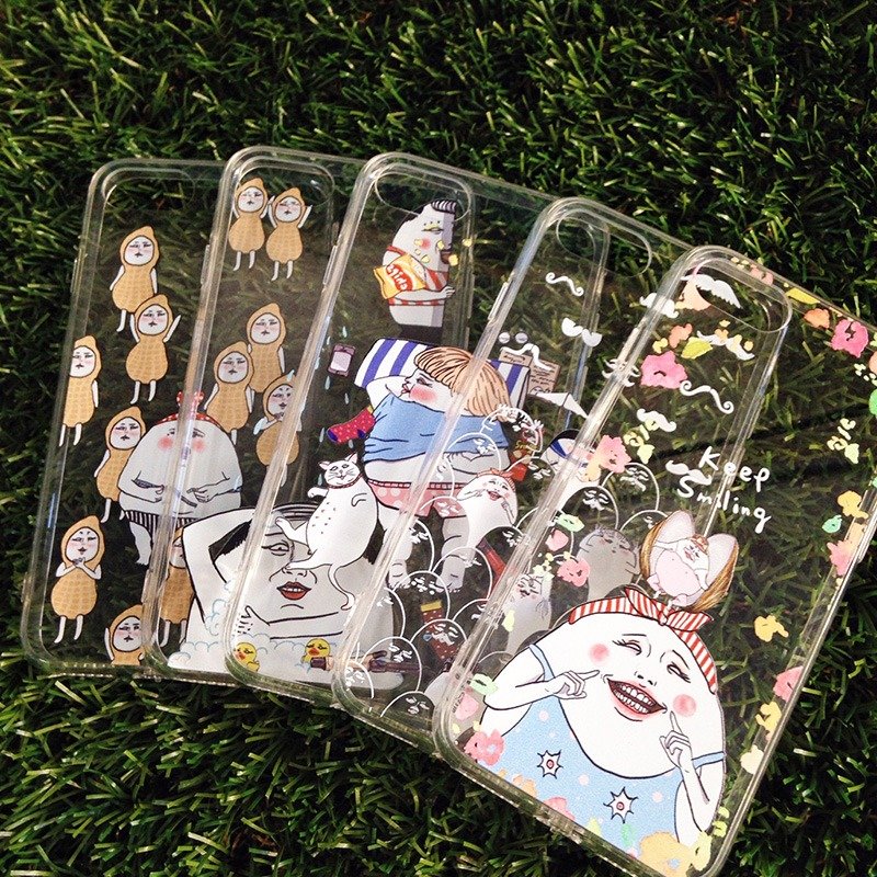 【六款 】蛋定人生│ iPhone 7/ 7 plus/ 8 / 8 plus│手机软壳 - 手机壳/手机套 - 塑料 透明