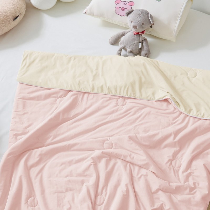 凉被 / Cool-Fi 极凉 / 胶原蛋白抗菌儿童凉被 / 粉荔沁柠 - 被子/毛毯 - 其他材质 粉红色