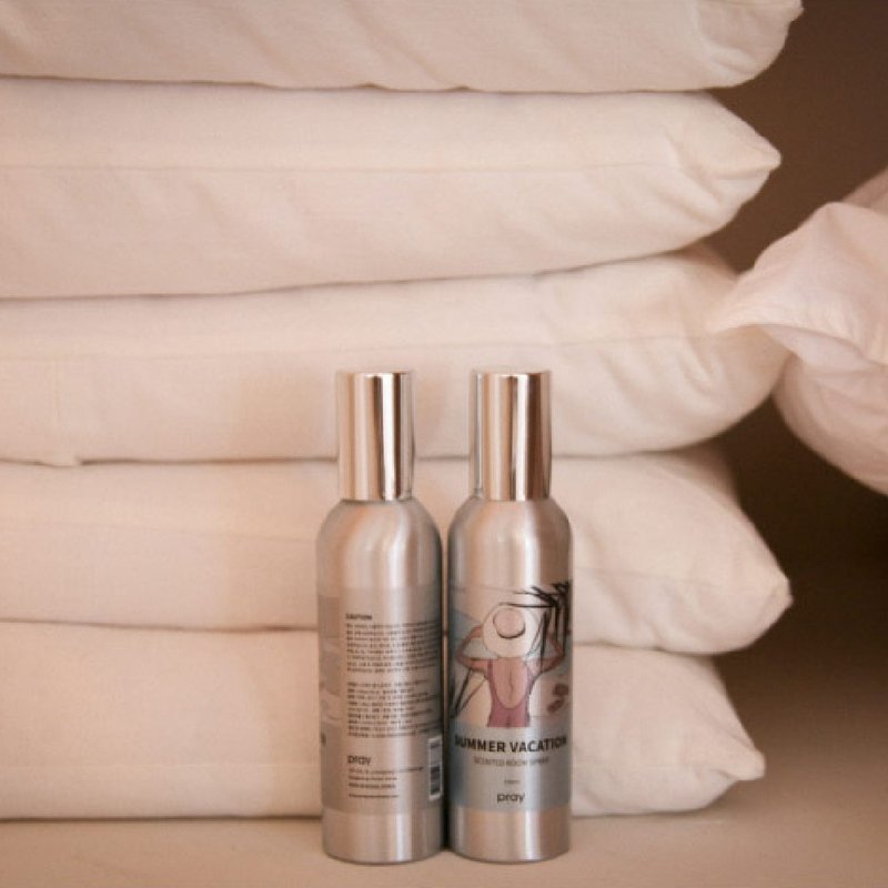 【韩国 PRAY】室内香氛喷雾-釜山夏日 /150ml - 香薰/精油/线香 - 其他金属 多色