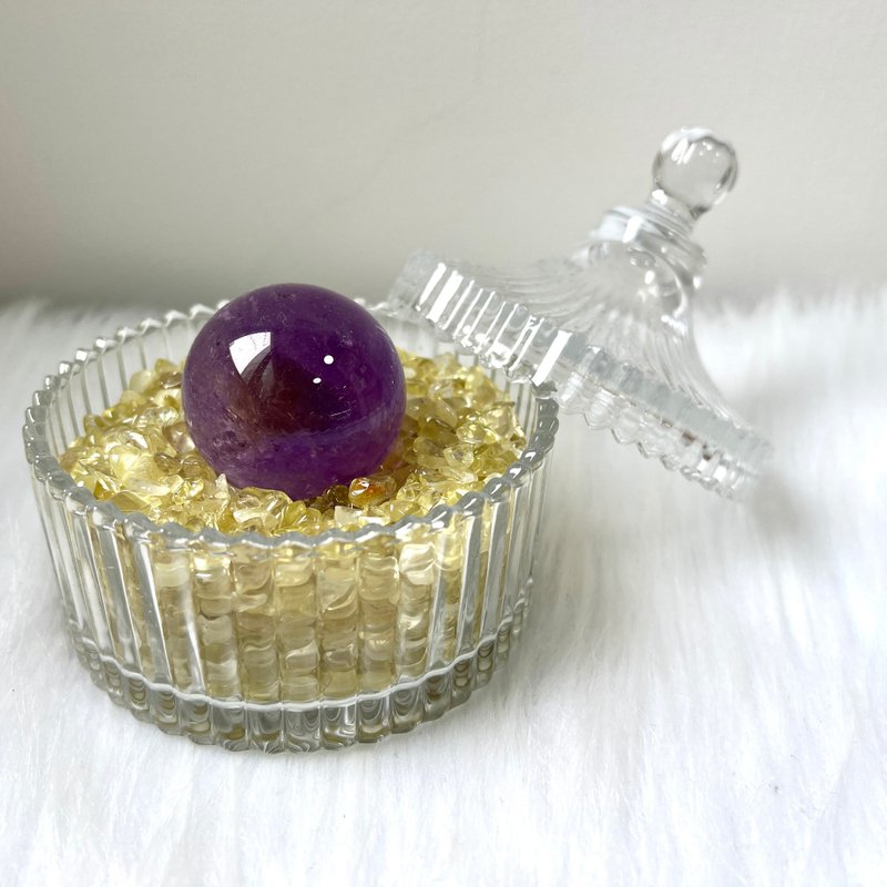 细紫晶球风水阵 | 水晶 | 水晶阵 | 水晶摆件 - 摆饰 - 水晶 紫色