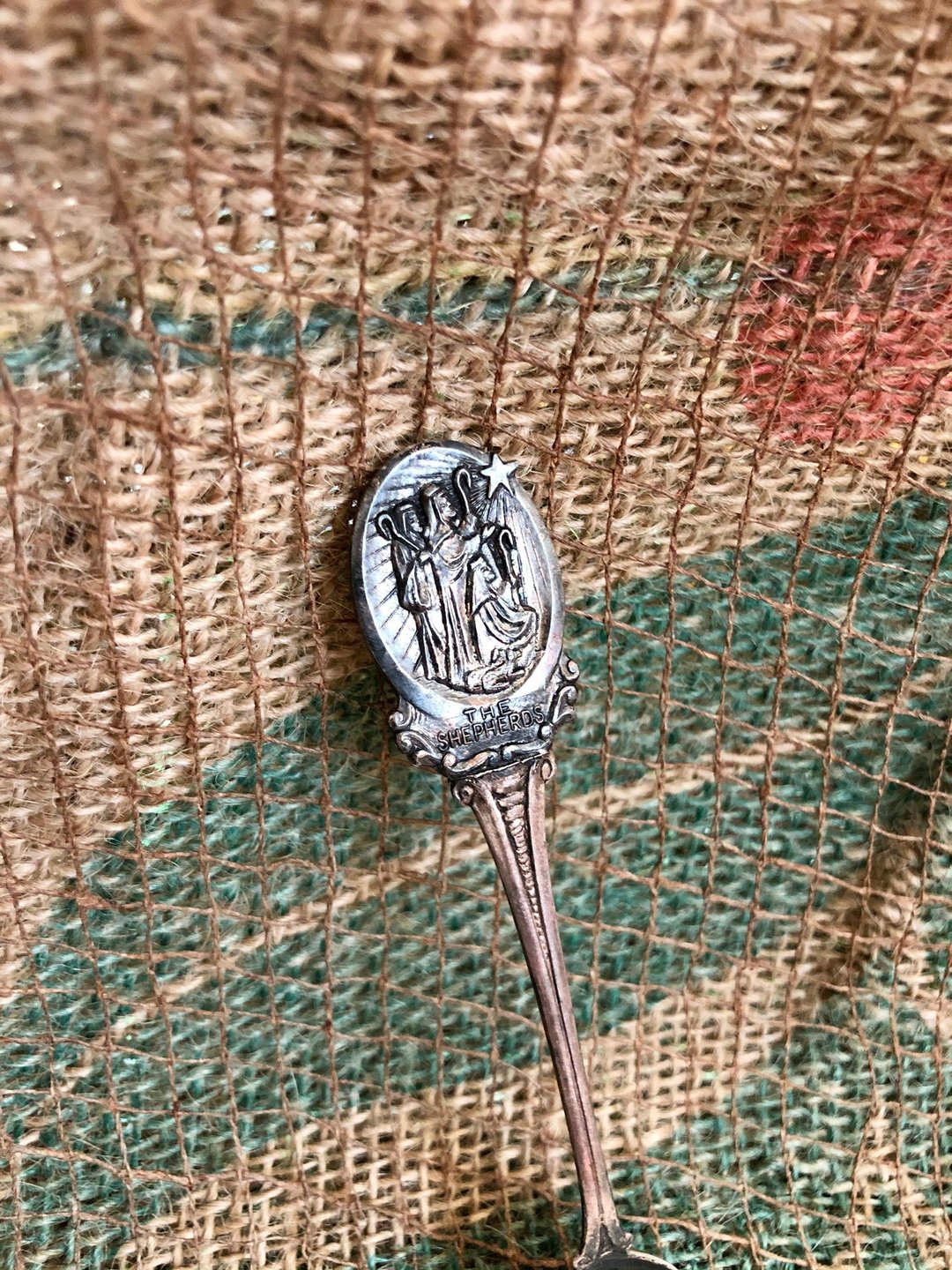 圣诞小物 The Shepherds镀银圣诞纪念汤匙 荷兰制 - 餐刀/叉/匙组合 - 银 