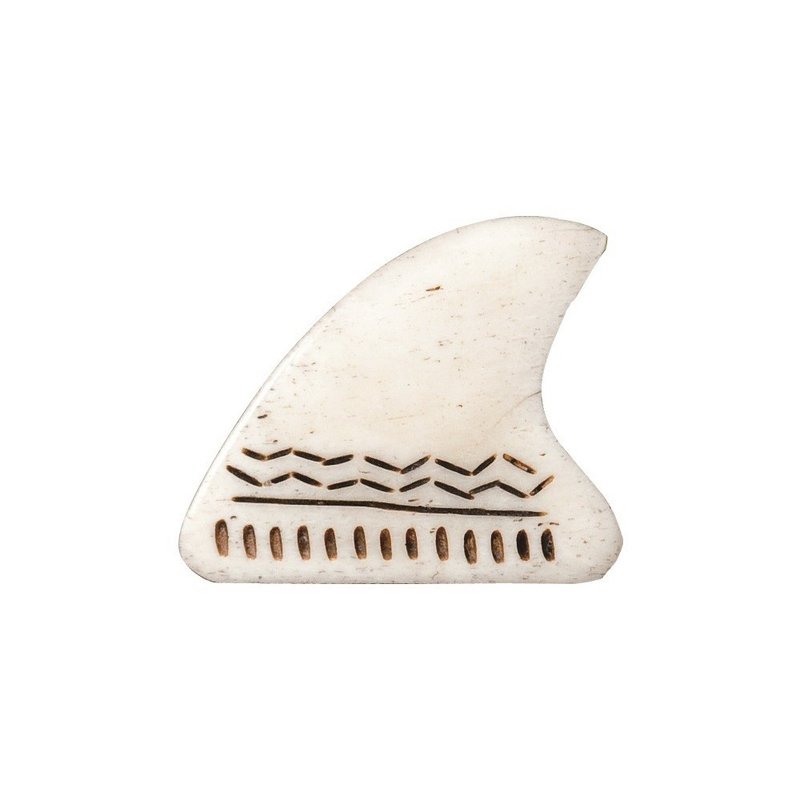 尼泊尔  图腾鲨鱼鳍造型筷架 象牙白 - 筷子/筷架 - 其他材质 