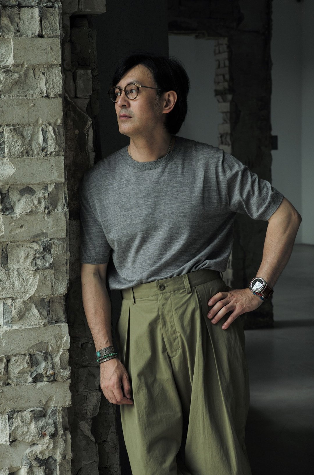 可机洗100%超细美丽奴羊毛 舒适圆领短袖针织T恤 无缝一体成衣 - 男装上衣/T 恤 - 棉．麻 绿色