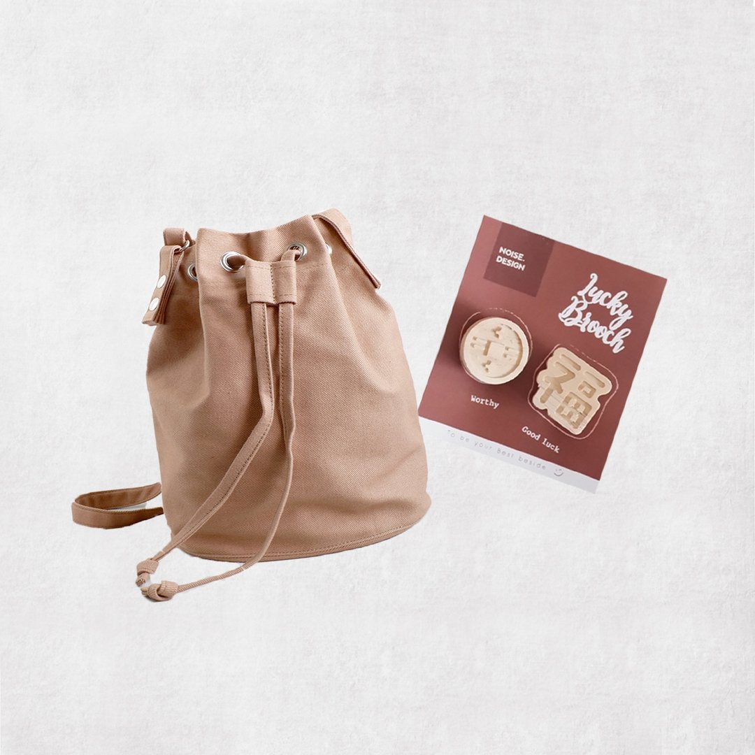 Goody bag - set B - 侧背包/斜挎包 - 棉 多色