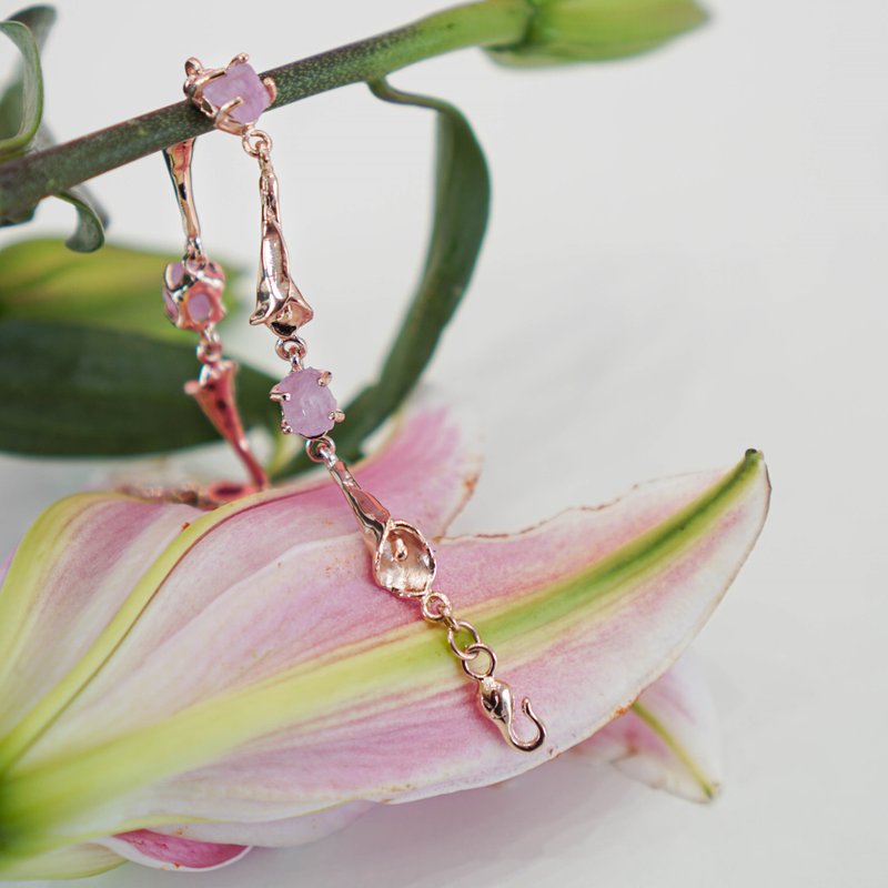 海芋手链 - 手链/手环 - 半宝石 银色