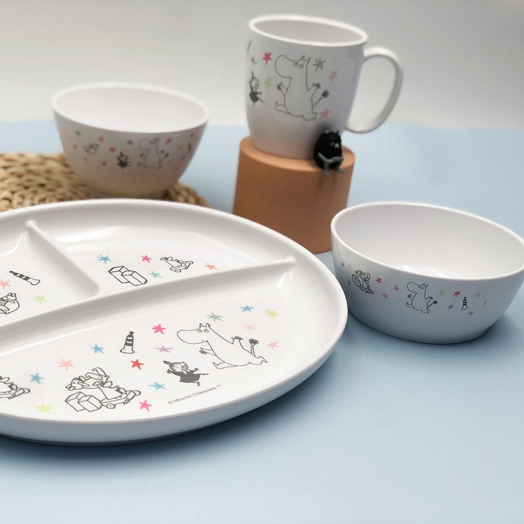 【Moominx日本skater】银离子餐具系列 餐具组 - 儿童餐具/餐盘 - 其他材质 