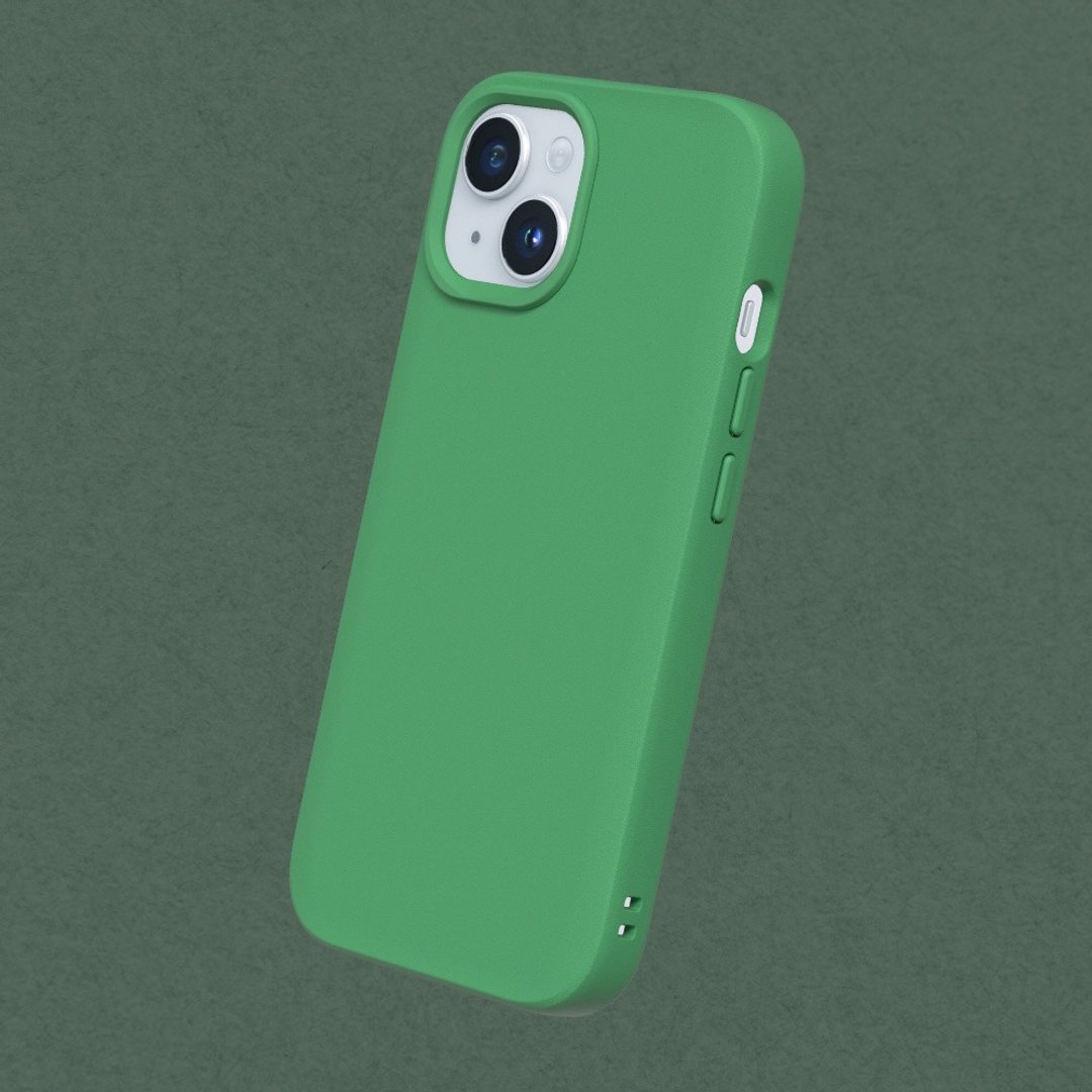 SolidSuit经典防摔手机壳-鹦鹉绿 for iPhone 15系列 - 手机壳/手机套 - 塑料 绿色