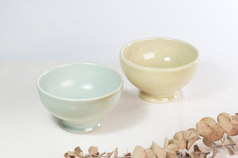 青蓝/蜜黄梅灰点心小碗 - 碗 - 瓷 