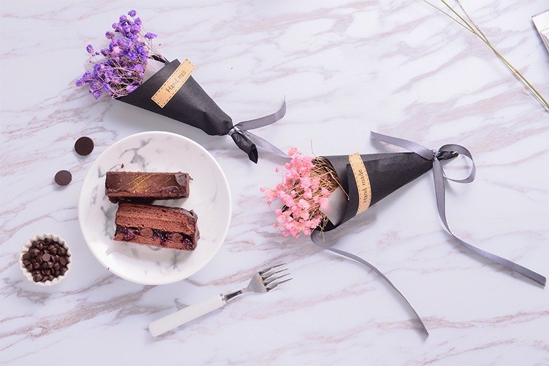 快速出货|黑樱桃狂想曲(分享版)-爆浓巧克力+黑樱桃酸甜滋味 - 巧克力 - 新鲜食材 黑色