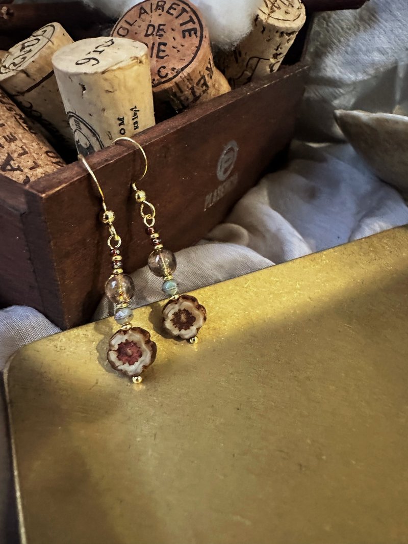 No.27 小桧山 - 耳环/耳夹 - 玻璃 