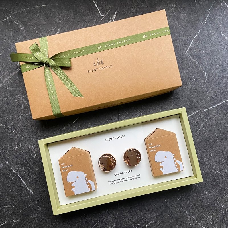 【新品】质感金属车用香氛 - 开车行大运【2025新年优惠】 - 香薰/精油/线香 - 不锈钢 金色