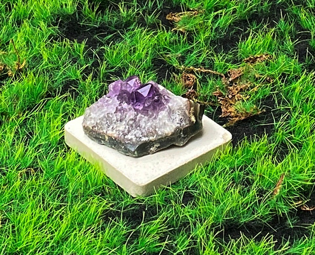 能量摆饰-天然原皮原矿 紫水晶 小宝石 晶簇 财运水晶 快速出货 - 摆饰 - 水晶 紫色