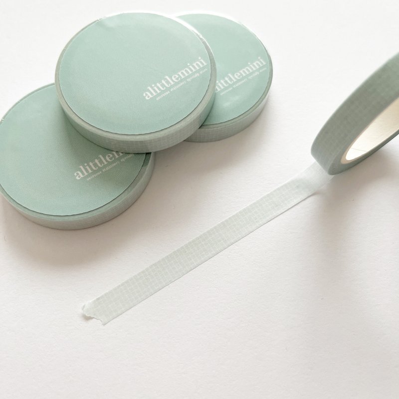 7mm 纸胶带 奶绿色 - 纸胶带 - 纸 绿色