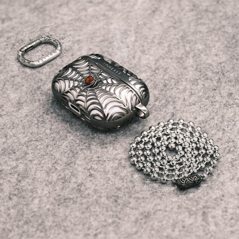 【时尚饰物】SOULITE Spider Vibes BlackRed Pro 苹果 AirPodsPro3 - 其他 - 铝合金 