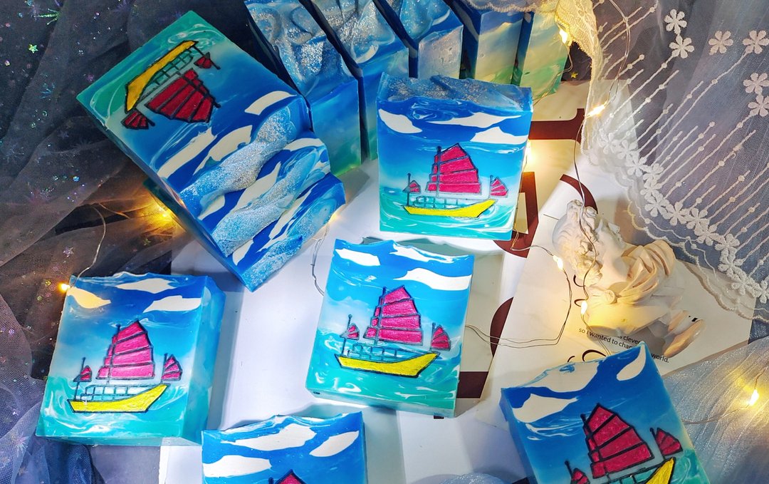 【香港礼物】维港海景 东方之珠维港船手工皂—香港手工皂 - 肥皂/手工皂 - 其他材质 蓝色