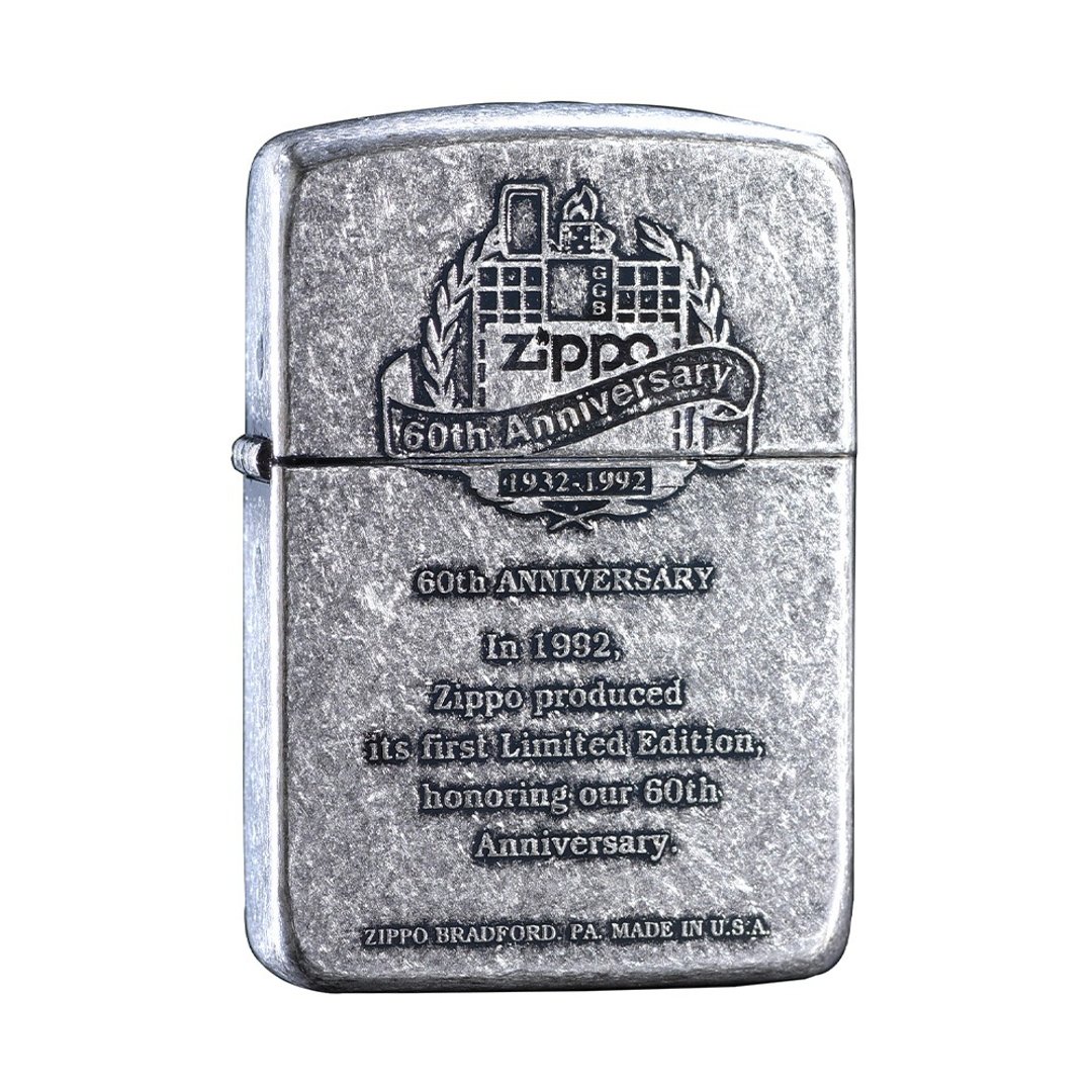 【ZIPPO官方旗舰店】1941复刻六十周年纪念款防风打火机ZA-1-61G - 其他 - 铜/黄铜 银色