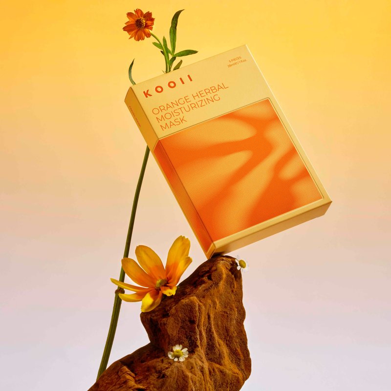 橙蜜保湿面膜5片入盒装 - 面膜/冻膜 - 其他材质 橘色