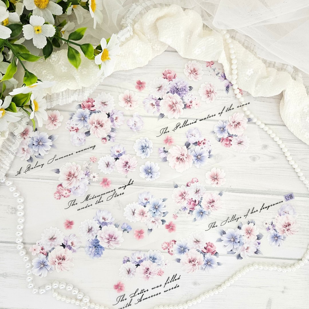 和纸胶带_花朵_Opal - 贴纸 - 塑料 