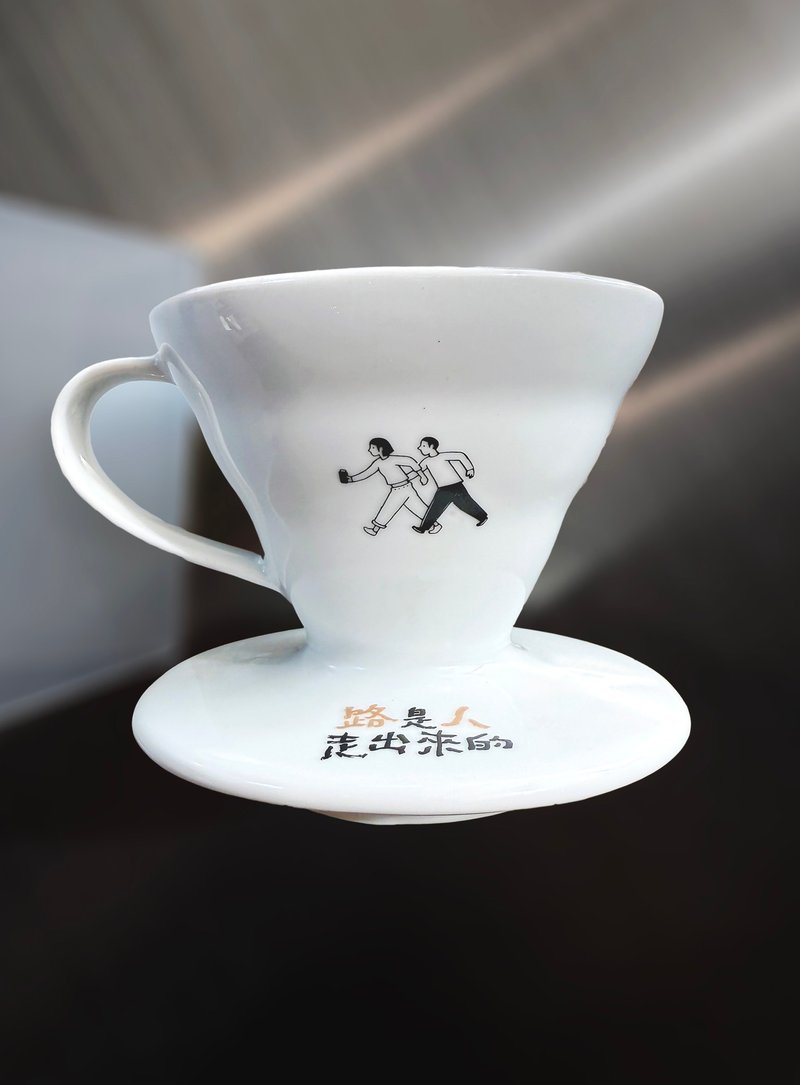 V60 01滤杯 HARIO x RUH  定制限定款  陶瓷滤杯 日本制 1-2杯份 - 咖啡壶/周边 - 其他材质 白色