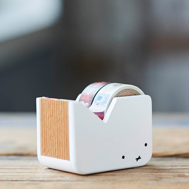 【miffy×NICHIGAN】木质纸胶带台 - 纸胶带 - 木头 