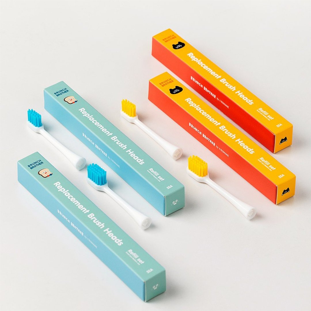 Romane Brunch Brother 电动牙刷替换头 - 卫浴用品 - 塑料 
