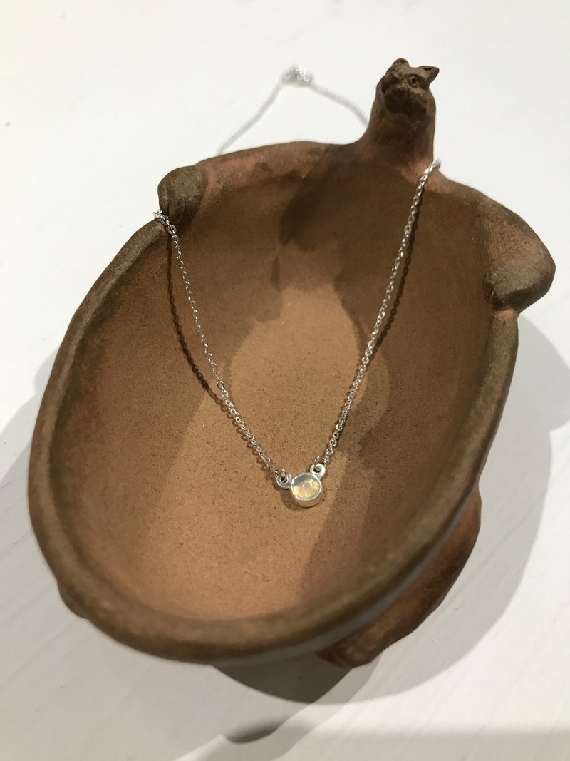 MEACHA - 半宝石纯银项链 - 项链 - 半宝石 