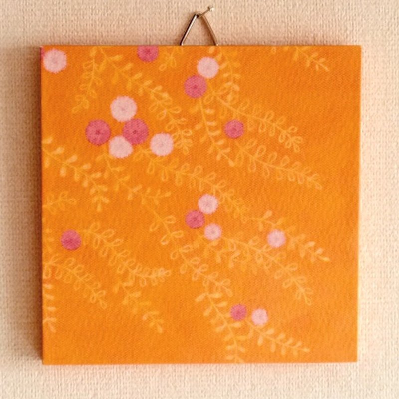 Mini panel No.37 / Fragment of memory - 海报/装饰画/版画 - 纸 橘色