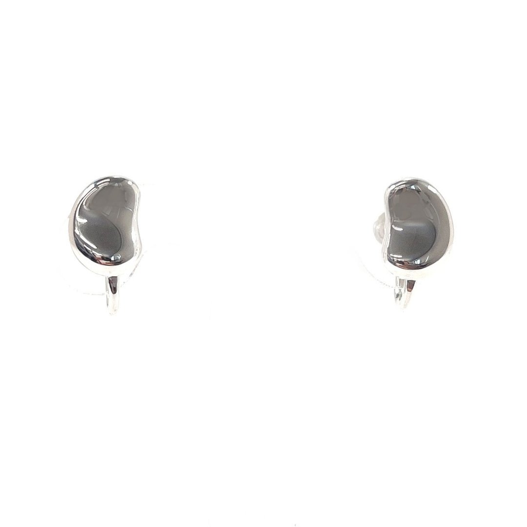 【日本直购．二手美品】蒂芙尼 TIFFANY&Co. 豆豆造型耳环 艾尔莎·佩瑞蒂系列 925银 饰品．已抛光处理 - 耳环/耳夹 - 纯银 银色