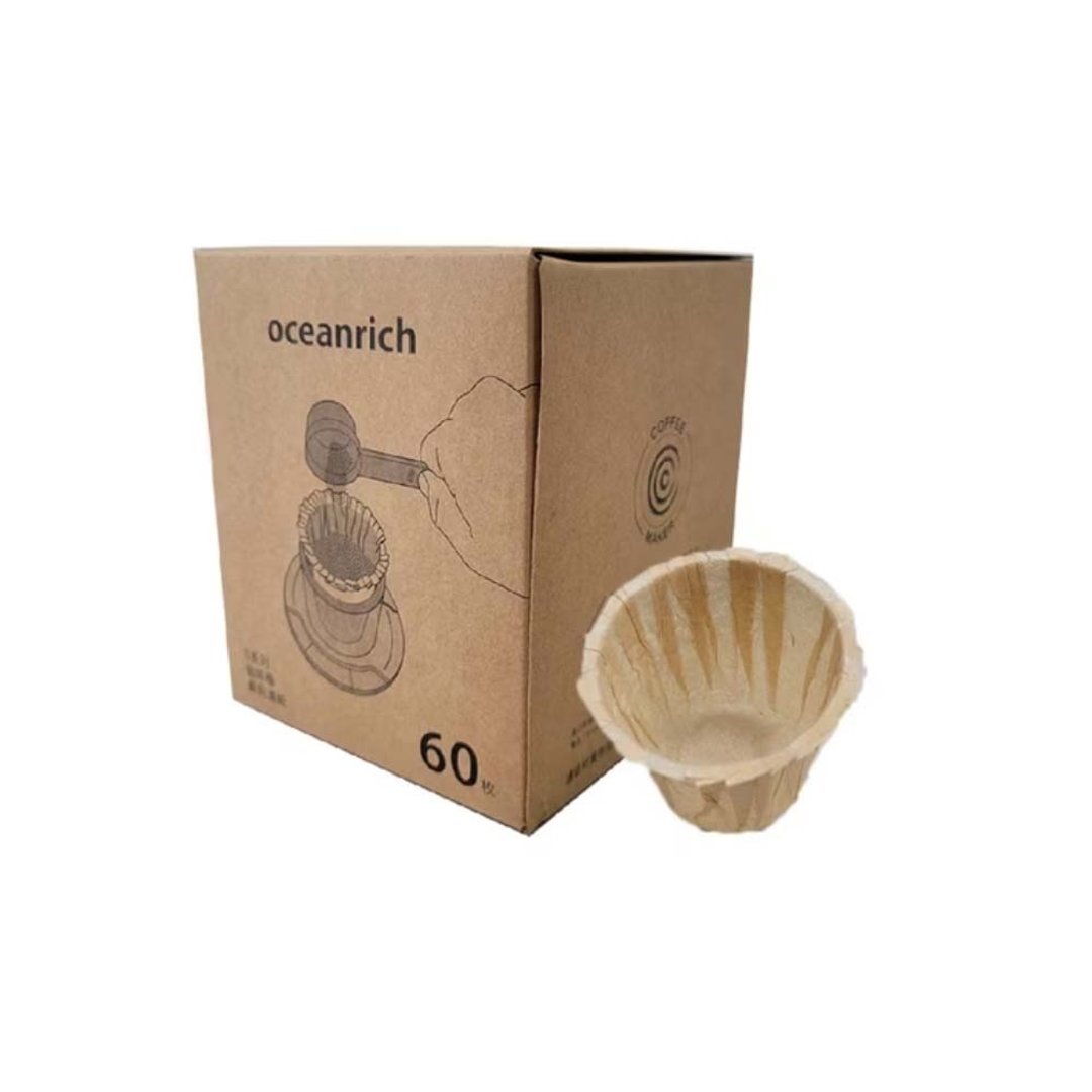 Oceanrich欧新力奇 │S系列│迷你手冲咖啡机专用滤纸 - 咖啡壶/周边 - 纸 卡其色