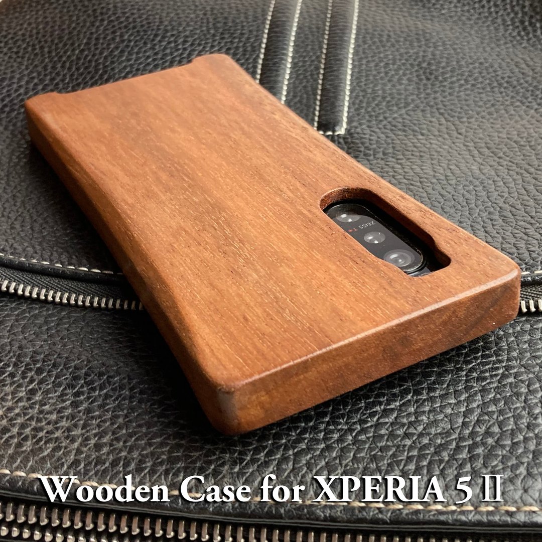[Made to order] Achievements and secure support XPERIA 5ii (mark2) dedicated custom-made wooden case - 手机壳/手机套 - 木头 