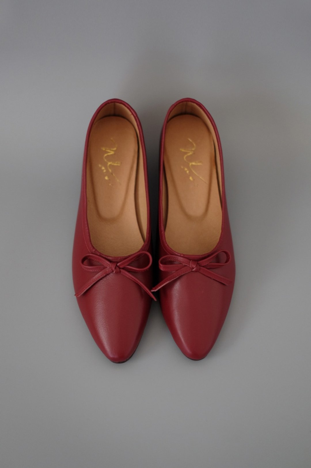 Gloves Ballet (酒红) Heels 柔革版  | WL - 高跟鞋 - 真皮 红色