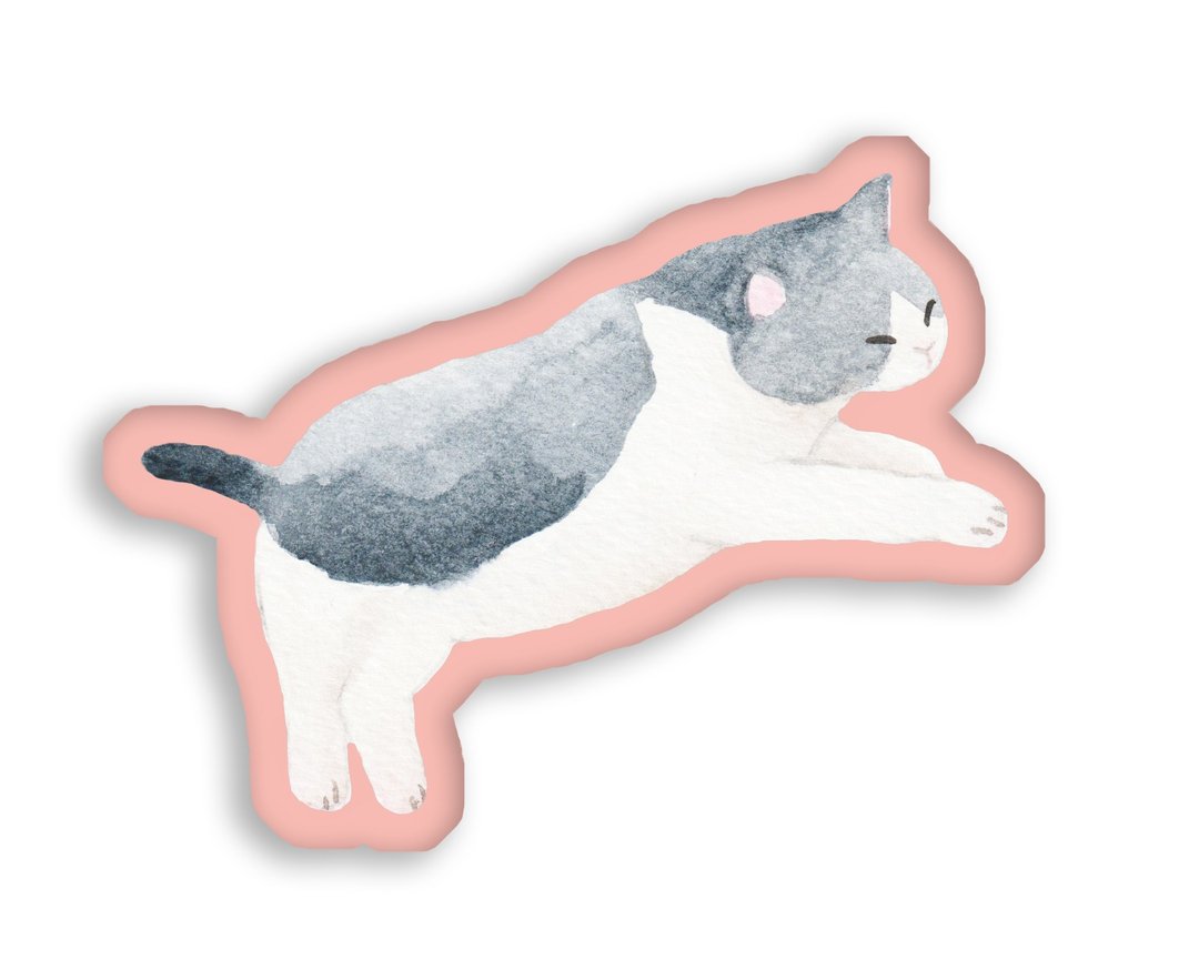猫咪 抱枕 咕𠱸 - 枕头/抱枕 - 棉 多色