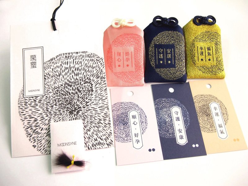 祈愿胎毛御守 - 平安符/符袋 - 聚酯纤维 