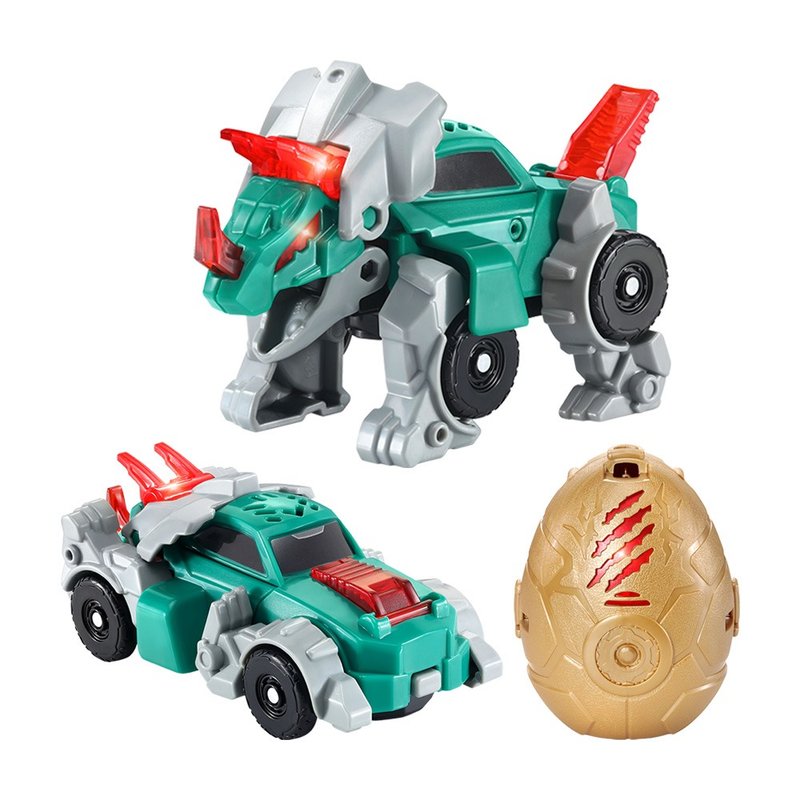 Vtech　3合1声光DIY变形恐龙车-三角龙 - 玩具/玩偶 - 塑料 