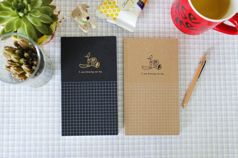 CONCISE STYLE / 方眼分段笔记 (2色) SN-48533 - 笔记本/手帐 - 纸 